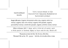 White Clay - Herbal and Superfood Mask - Toning - Antiseptic - Purifying