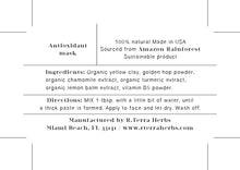 Yellow Clay - Mask - Tightening - Toning - Purifying - All Natural