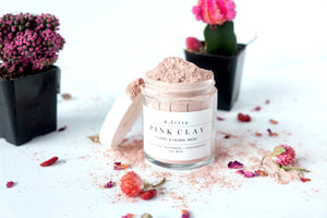 Plant Based Pink Mask- Softening - Soothing- Antioxidant 100% Natural
